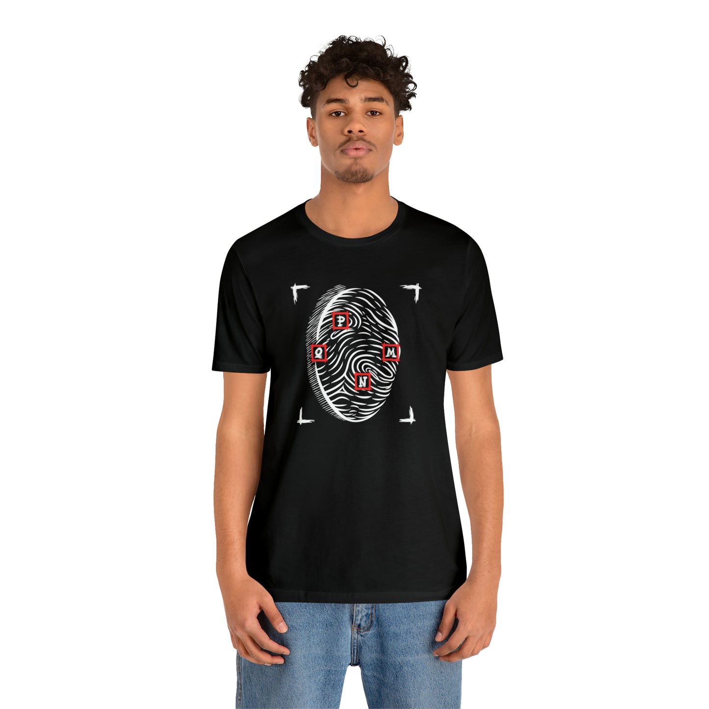 OPNM Logo - Black Tee by AmélyArt