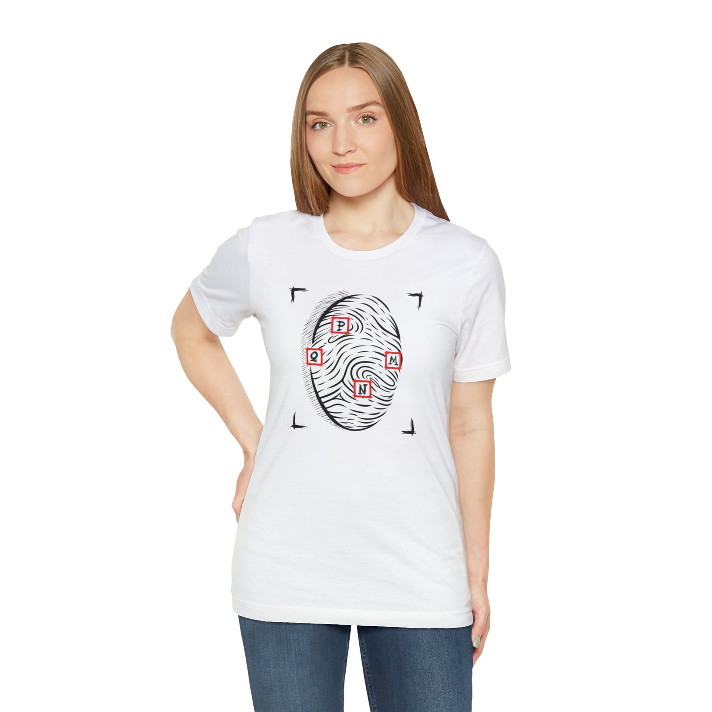 OPNM Logo - White Tee by AmélyArt