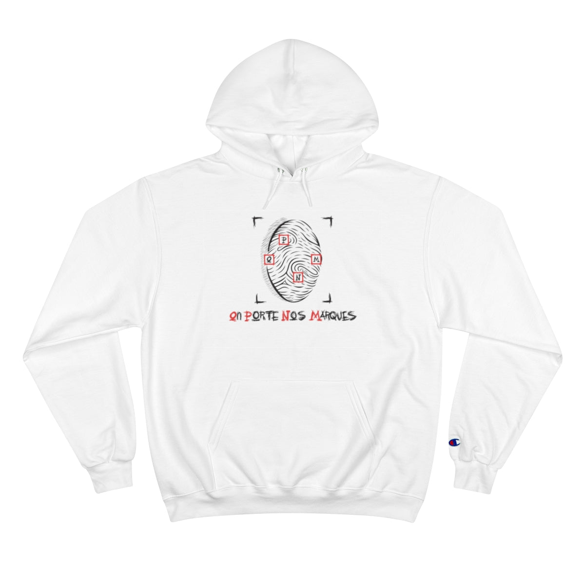 OPNM - White Champion Hoodie by AmélyArt